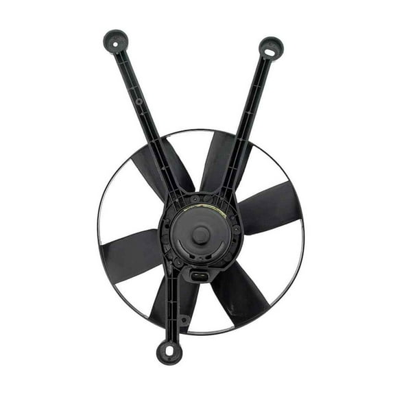 KarParts360 For Oldsmobile Delta 88 1991 Radiator Fan | Plastic Material | Brushed Motor Type | Male Connector | 2 Terminal | Replacement For 12365326, 22134154