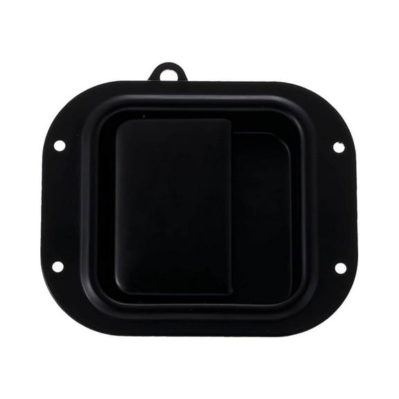 KarParts360 For Peterbilt 362 1990-2005 Interior Door Handle | Metal Material | Bolt Attachment | Black | Rectangle Shape | 1.5 Inches Thickness | Replacement For 2013412L