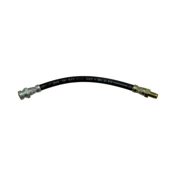 KarParts360 For Plymouth Laser 1992 1993 1994 Brake Hydraulic Hose | Treated Steel End 1 Fitting | Black | Male End 1 Fitting | EPDM Rubber Hose | Replacement For MB238156, MB587752