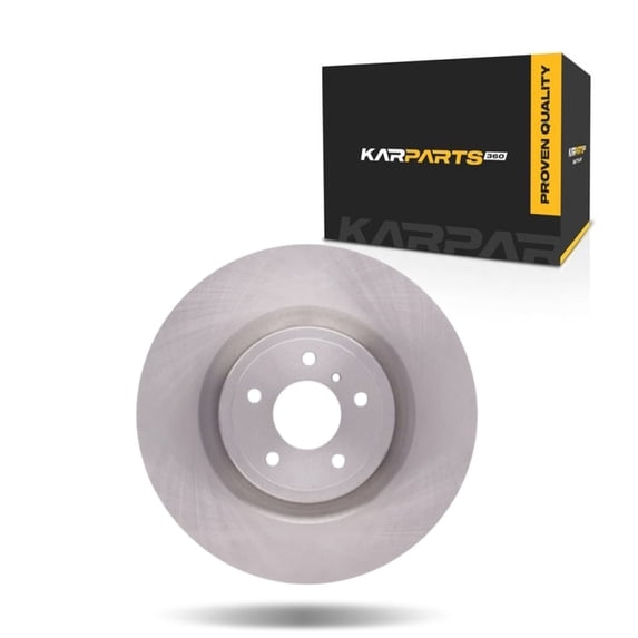 KarParts360 For Polestar Polestar 2 2021 22 23 24 25 2026 Disc Brake Rotor Rear | Cast Iron | Vented | 5 Lug Holes | 4.25 Inches Bolt Circle | 4.25 Inches Lug Holes
