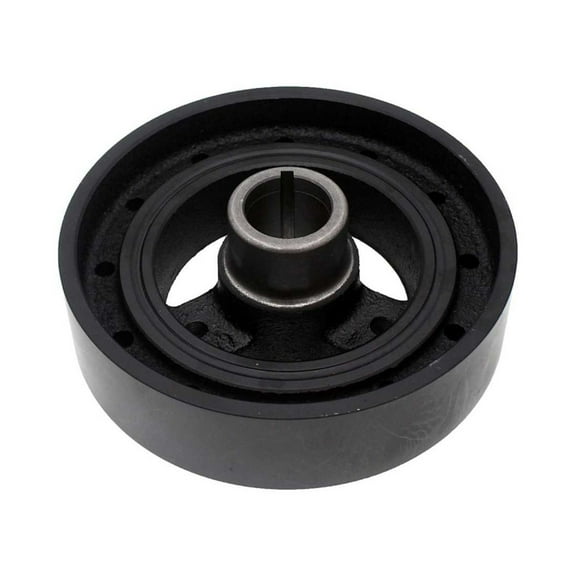 KarParts360 For Pontiac Firebird 1990 1991 1992 Harmonic Balancer | Black | Serpentine Drive Belt | Keyway | 1 Mounting Hole Quantity | Replacement For 12551948, 458653