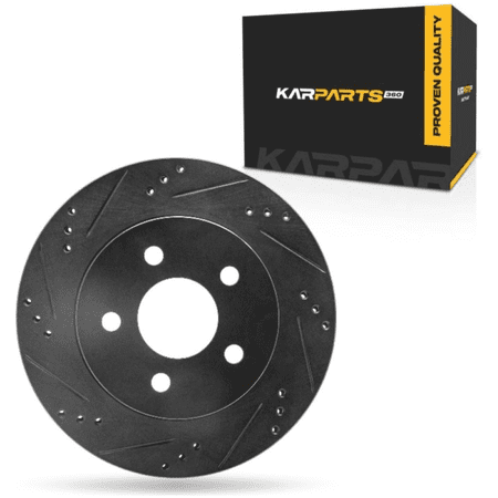 KarParts360 For Pontiac Firebird 1993 94 95 96 1997 Brake Rotor Rear, Driver Side | Cast Iron | Vented | 18.4 Millimeters/0.72 Inches Discard Thickness | 20 Millimeters/0.79 Inches Nominal Thickness