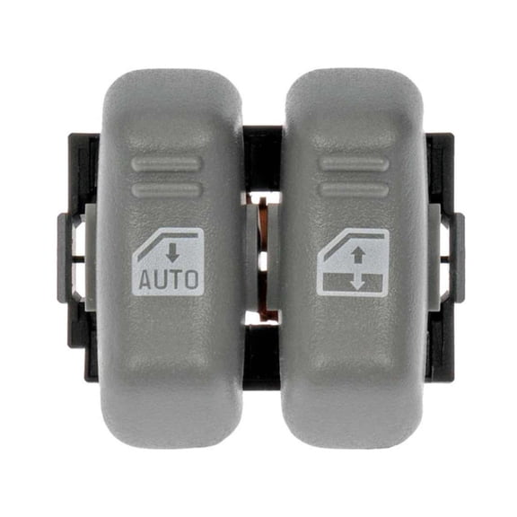 KarParts360 For Pontiac Firebird 1996-2002 Power Window Switch Front, Driver Side | Plastic Housing | Gray | Pin Terminal | Male Terminal Gender | Illuminated | Replacement For 10290118, 10402845