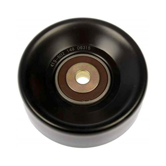 KarParts360 For Pontiac Firebird/Grand Prix 1997 Idler Pulley | Steel | Serpentine Belt Type | Black Color | 17 Millimeters Inside Diameter | 1 Mounting Hole | Replacement For 10129569, 12555244