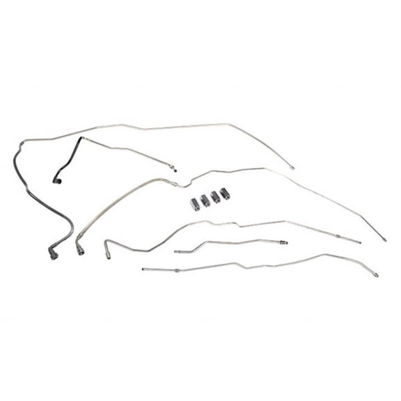 KarParts360 For Pontiac G5 2007 2008 Fuel Line Kit | Stainless Steel, PTFE Material | Silver Color | 7.7 Millimeters, 10.5 Millimeters Inside Diameter | Replacement For 15283792, 15934416