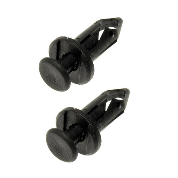 KarParts360 For Pontiac G6 2006 2007 2008 2009 Push-Pull Rivet-Rocker Panels | Nylon Material | Black | 8.1 Millimeters Center Groove Diameter | 15 Millimeters Head Diameter | 2 Pieces | For 10225604