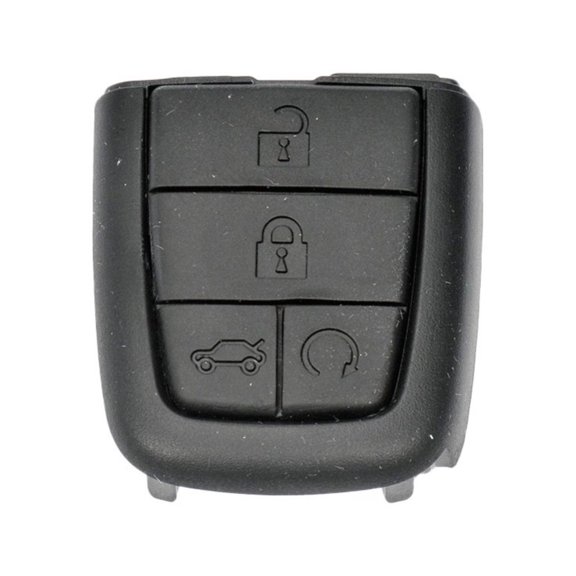 KarParts360 For Pontiac G8 2008 2009 Keyless Remote Case | Plastic Material | Black | Remote Start/Lock/Unlock And Trunk Button Functions | 4 Buttons | Replacement For 92245050