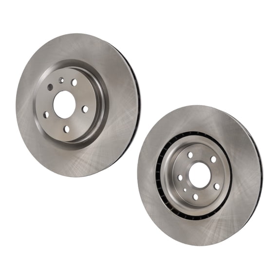 KarParts360 For Pontiac G8 2009 Brake Discs Front, Driver And Passenger Side | Pair | Plain Surface | 13.99 Inches | Vented | 5 Lugs | Replacement For 41263, 55175