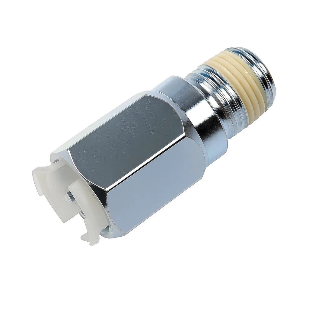 KarParts360 For Pontiac Grand Prix 1992 93 94 95 1996 Heater Hose Connectors | Steel Quick Disconnect End 1 | Male Thread End 2 | Straight Fitting Angle | 0.625Inches End 1 Outside Diameter | 1526520