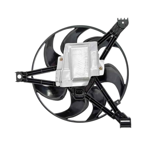 KarParts360 For Pontiac Grand Prix 1995 1996 Radiator Fan | Plastic Material | Brushed Motor Type | Black | Male Connector | Replacement For 12365300, 22136922