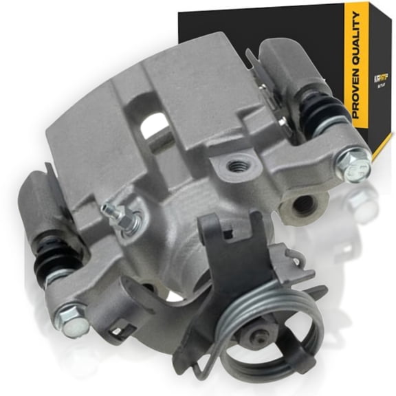 KarParts360 For Pontiac Pursuit 2006 Disc Brake Caliper Passenger Side | Rear | Aluminum Casting | Female Inlet Fitting | 45 Core Charge | 12 Inches Mounting Hole Diameter | 1 Piston | 19169601