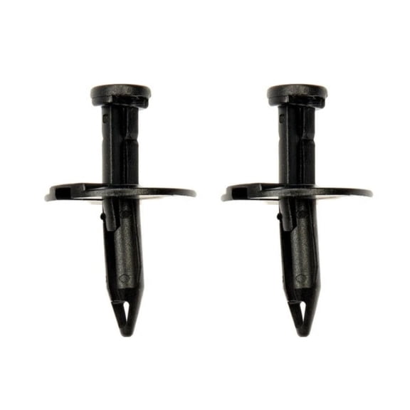 KarParts360 For Pontiac Solstice 2007 2008 2009 Push-Pull Rivet-Splash Shields | Nylon Material | Black | 5.48 Millimeters Center Groove Diameter | 1 Inches Head Diameter | 2 Pieces | For 14093088