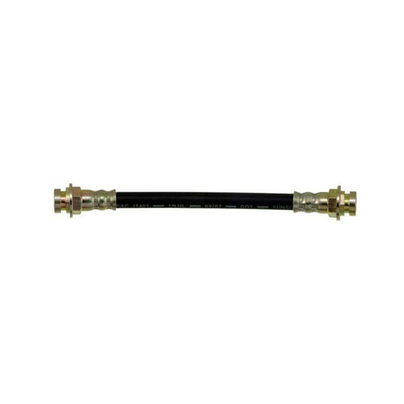 KarParts360 For Pontiac Sunbird 1990 91 92 93 1994 Brake Hydraulic Hose | Treated Steel End 1 Fitting | Black | Female End 1 Fitting | EPDM Rubber Hose | Replacement For 17999969, 18031927