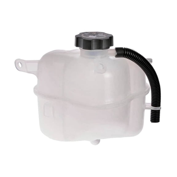 KarParts360 For Pontiac Torrent 2006 2007 2008 2009 Pressurized Coolant Reservoir | Plastic Material | Natural Finish | Spring Loaded Twist Cap | 2 Mounting Hole Quantity | Mounting Brackets Included