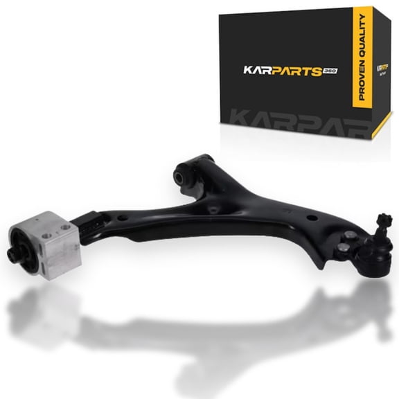 KarParts360 For Pontiac Torrent 2006-2009 Control Arm and Ball Joint Front | Passenger Side | Rubber | Bolt In Ball Joint Mounting | Threaded Ball Joint Stud | Replacement For 19460966