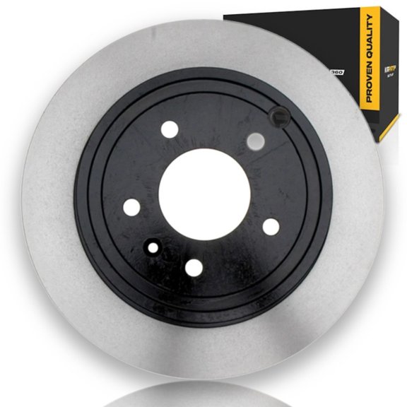KarParts360 For Pontiac Torrent 2007-2009 Disc Brake Rotor Rear | Vented | Cast Iron | Turned Ground | Rotors Only | 115.062 mm (4.53 in.) Bolt Circle | Replacement For 19203464
