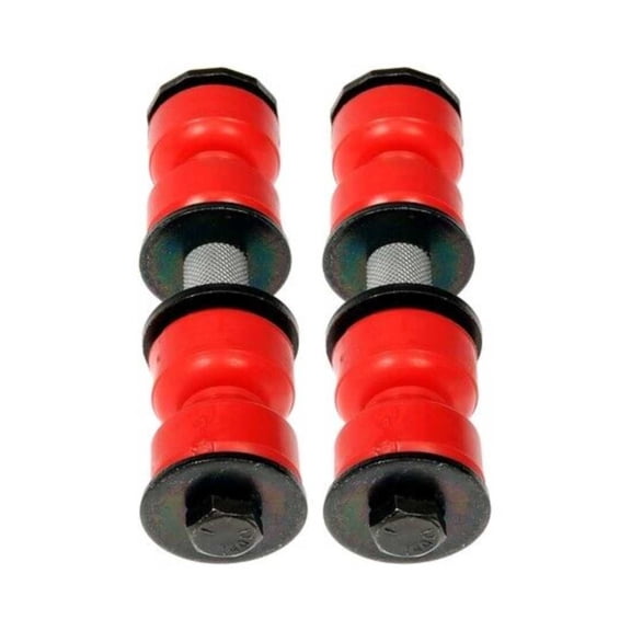 KarParts360 For Pontiac Trans Sport 1997 1998 1999 Stabilizer Bar Link Set | Steel Material | Coated Finish | Polymer Bearing | Rubber Bushing | Threaded End 1 | Bushing End 2 Replacement For 1040340
