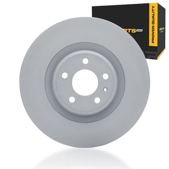 KarParts360 For Porsche Macan 2015 2016 2017 2018 Brake Rotor Driver Side | Front | Cast Iron | 5 Lug Holes | Vented | Slotted Style | 112 Millimeters / 4.41 Inches Bolt Circle