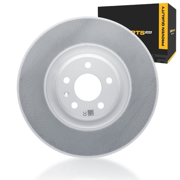 KarParts360 For Porsche Macan 2015-2025 Brake Rotor Driver Side | Front | Cast Iron | 5 Lug Holes | Vented | Slotted Style | 112 Millimeters / 4.41 Inches Bolt Circle