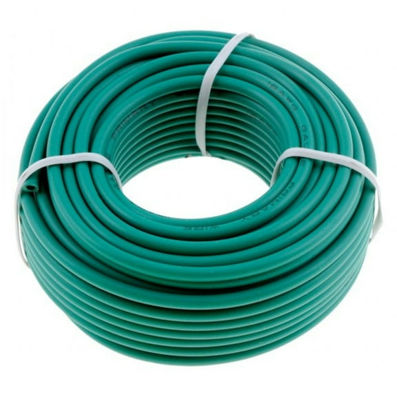 KarParts360 Primary Wire | Copper Core | Stranded Composition | Green Insulation | Polyvinyl Chloride Insulation Material
