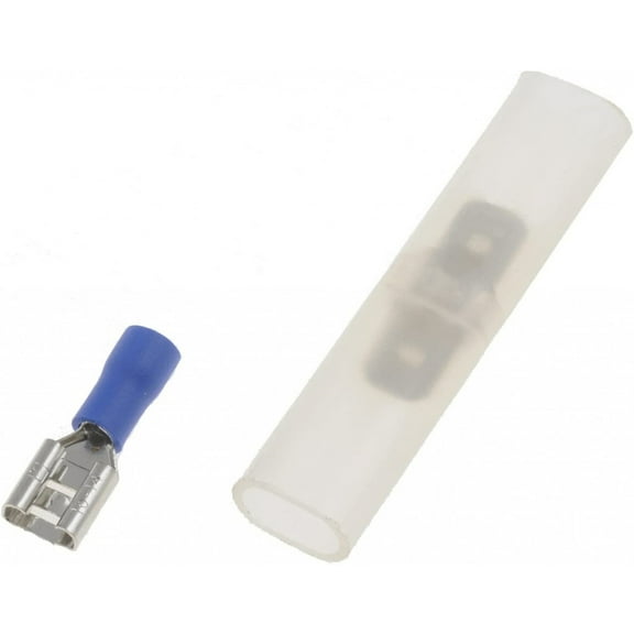 KarParts360 Quick Splice Terminals | Copper Conductor | Blue | 0.827 inches Connector Length | Copper Connector Material