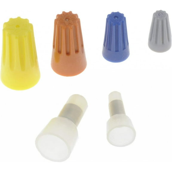 KarParts360 Quick Splice Terminals | Copper | Yellow; Orange; Blue; Gray; Clear | Quick Splice Type | 22-10 Wire Gauge