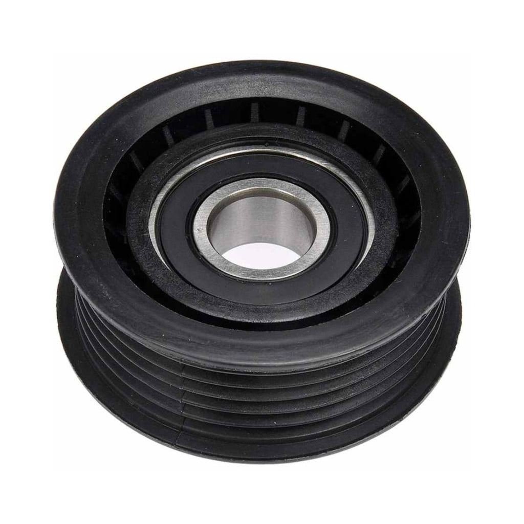 KarParts360 For Ram 1500 2013 14 15 16 17 2018 Idler Pulley | Plastic | Serpentine Belt Type | Black Color | 17 Millimeters Inside Diameter | 1 Mounting Hole | 1 Pulley Bearing | 2020919, 59903341E