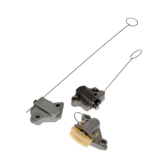 KarParts360 For Ram 1500 2013-2019 Timing Chain Tensioner Set | QT/Aluminum Alloy | Aluminum Housing | Spring Loaded Tensioner Type | 2 Inches Housing Length | Replacement For 5047891AA, 5184360AF