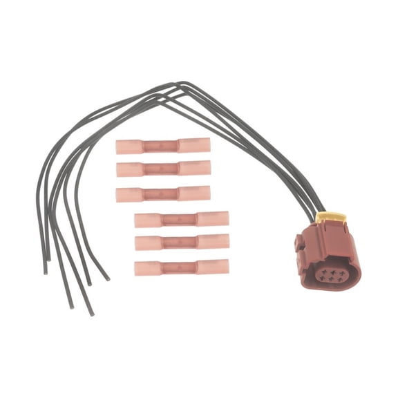 KarParts360 For Ram 1500 2014 15 16 17 2018 Electrical Connector | Plastic | Metal Contact Terminal | Blade Terminal | Push On Attachment Method | Oval Connector