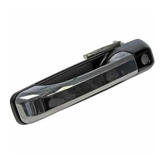KarParts360 For Ram 2500 2011-2024 Exterior Door Handle Driver Side | Front | Black Housing | Plastic | Chrome Lever Finish | With Key Lock Hole | Replacement For 1GH291XRAA, 1GH291XRAB