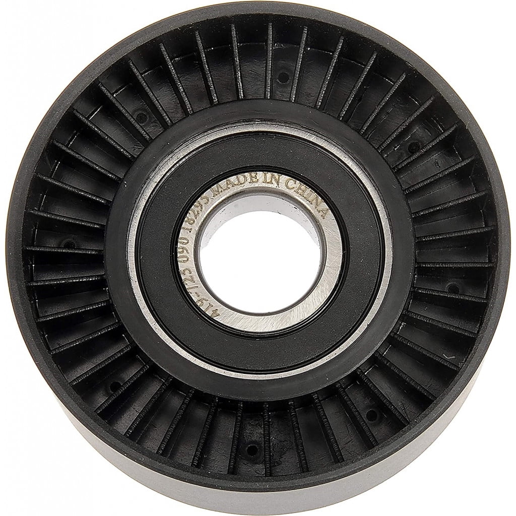 KarParts360 For Ram 2500/3500 2011 12 13 14 2015 Idler Pulley | Plastic | Serpentine Belt Type | Black | 17millimeters Inside Diameter | 2.3millimeters Material Thickness | 1 Mounting Hole | 4891720A
