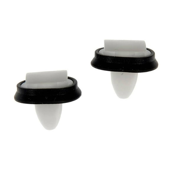 KarParts360 For Ram ProMaster 1500/2500/3500 2014-2023 Multi-Purpose Retainers | Plastic; Rubber | Black, White Color | 0.06 Inches Center Groove Diameter | 0.464 Inches Fastener Length | 68093998AA