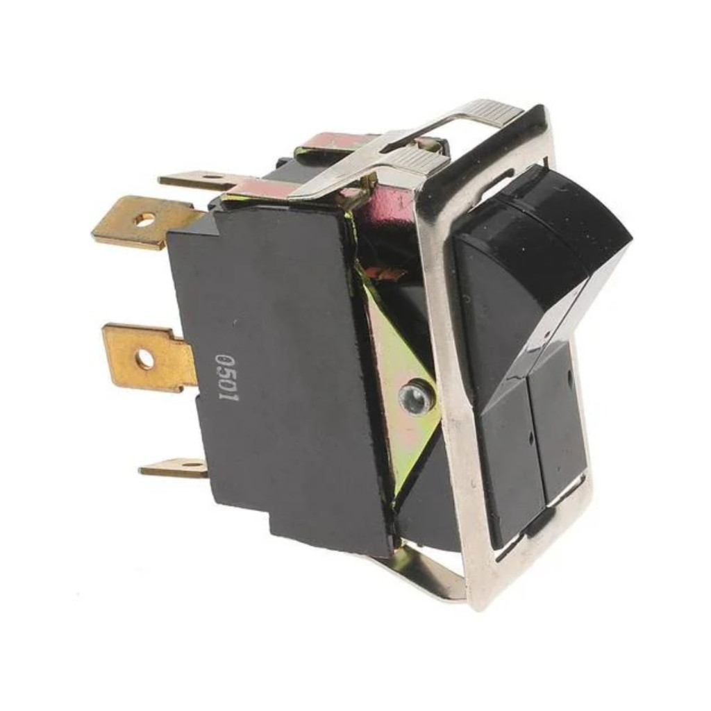 Hub360 Rocker Switch KarParts360 Rocker Switch | Brass | Black | Double Pole | Mounting ...