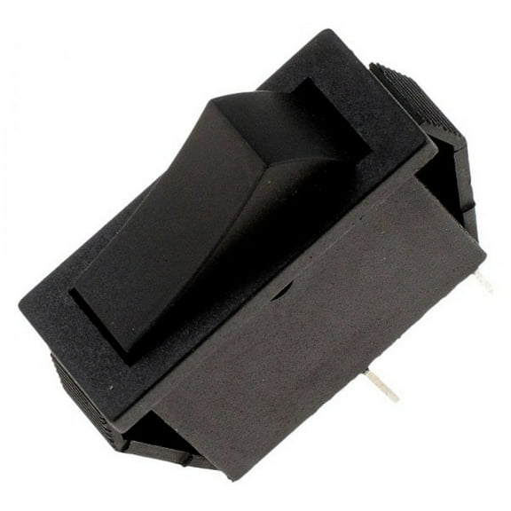 KarParts360 Rocker Switch | Plastic Housing | Black Color/Finish | 10 A Amperage Rating | Single Pole Type | Rocker Switch Actuation Type