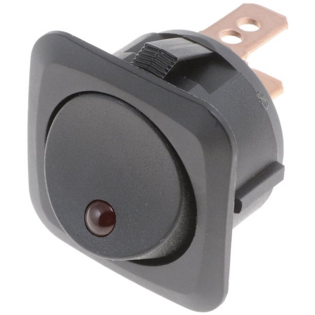 Hub360 Rocker Switch KarParts360 Rocker Type Switch | Plastic Housing | Black Color/Finish ...