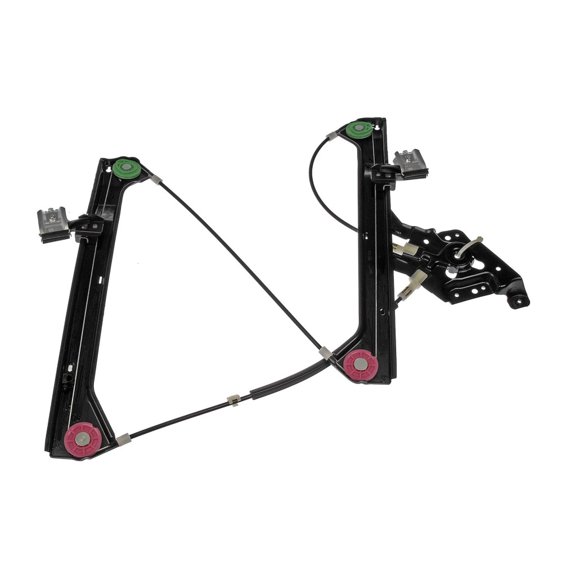 KarParts360 For Saab 9-3 2003 04 05 06 2007 Power Window Regulator | Metal, Plastic Cable | Bolt On Attachment | Plastic Gear | Electric Window Operation Type | Replacement For 12793728, 12805987