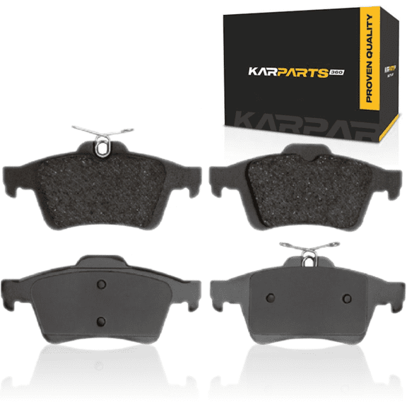 KarParts360 For Saab 9-3 2003-2011 Disc Brake Pads | Ceramic | 51.8 Millimeters / 2.04 Inches Inner Height | 123.2 Millimeters / 4.85 Inches Inner Pad Width