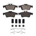 thumbnail image 1 of KarParts360 For Saab 9-3X 2010 2011 Brake Pads and Hardware Set | 51.8 Millimeters / 2.04 Inches Inner and Outer Pad Height | 123.2 Millimeters / 4.85 Inches Inner Pad Width, 1 of 4