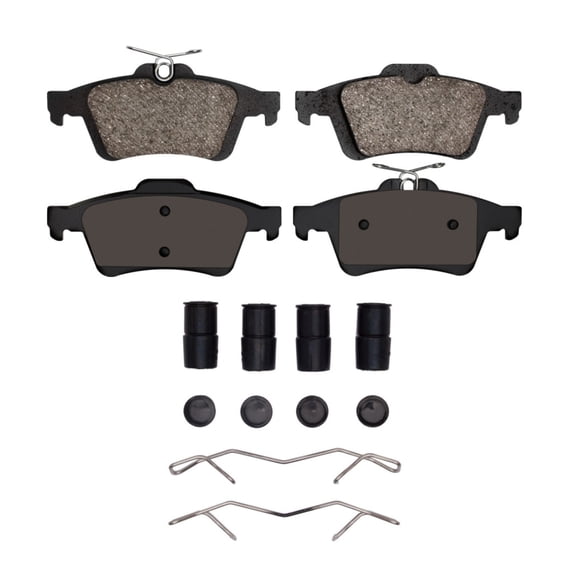 KarParts360 For Saab 9-3X 2010 2011 Brake Pads and Hardware Set | 51.8 Millimeters / 2.04 Inches Inner and Outer Pad Height | 123.2 Millimeters / 4.85 Inches Inner Pad Width