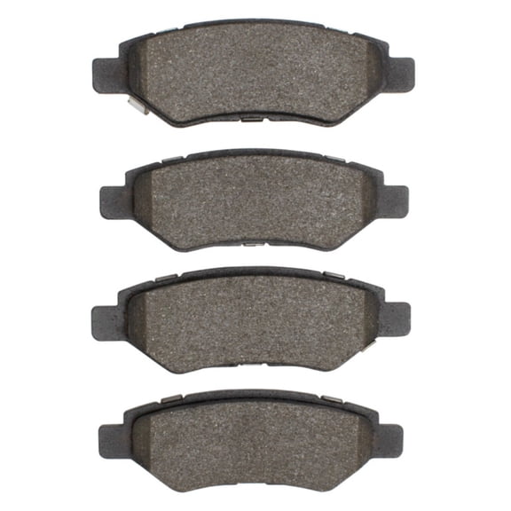 KarParts360 For Saab 9-4X 2011 Disc Brake Pads | Ceramic Friction | Mechanical Pad Wear Sensor | 137.7 Millimeters / 5.42 Inches Inner and Outer Pad Width