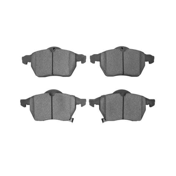 KarParts360 For Saab 9-5 1999-2010 Disc Brake Pads | Low Metallic Friction | Mechanical Pad Wear Sensor | 155.2mm/6.11in Inner Width | 74.2mm/2.92in Outer Height | 156.5mm/6.16in Outer Width