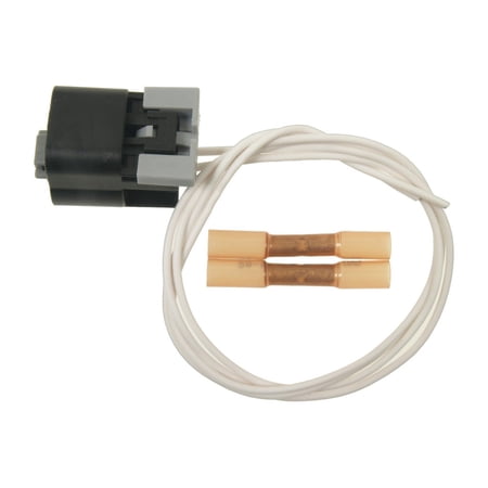 CarLights360 For Saab 9-5 2011 Electrical Connector | Plastic | Metal Contact Terminal Material | Blade Terminal | Push On Attachment Method | Rectangle Connector | Replacement For 15306430, 13587320
