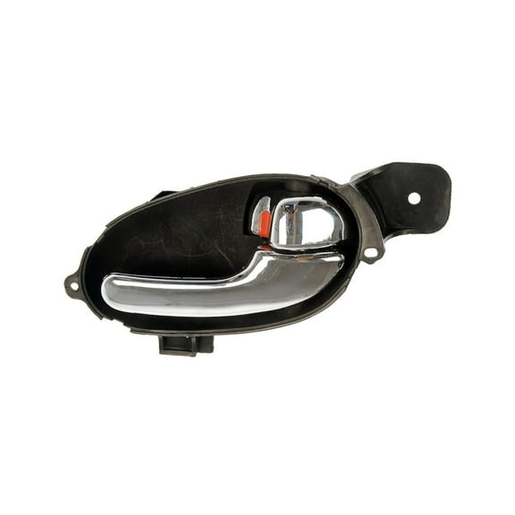 KarParts360 For Saab 9-7x 2005 06 07 08 2009 Interior Door Handle | Plastic Material | Chrome Finish | Lockable | Oval Shape | Replacement For 15044612