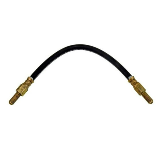 KarParts360 For Saab 900 1990 91 92 93 1994 Brake Hydraulic Hose | EPDM Rubber Hose | Black | Male End 1 Fitting | Male End 2 Fitting | Replacement For 8931784, CAC6142