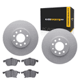 thumbnail image 1 of KarParts360 For Saab 900 1997 1998 Rotors And Brake Pads Front | Cast Iron | Vented | Ceramic Pads | Performance/Racing Driving Style | Plain Rotor Style | 5 Lugs, 1 of 4