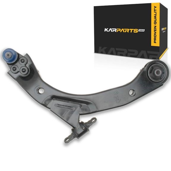 KarParts360 For Saturn Ion 03-07 Control Arm and Ball Joint Passenger Side | Front | Lower | Steel | Black | Bolt-In Attachment | Bolt In | Threaded Ball Joint Stud | Replacement For 19386600