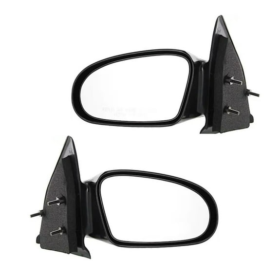 KarParts360 For Saturn SW1 1996 1997 1998 1999 Door Mirror Driver And Passenger Side | Pair | Manual Remote | Non-Heated | Gloss | Wagon | Replacement For GM1320184, GM1321184 | 21170589, 21170588