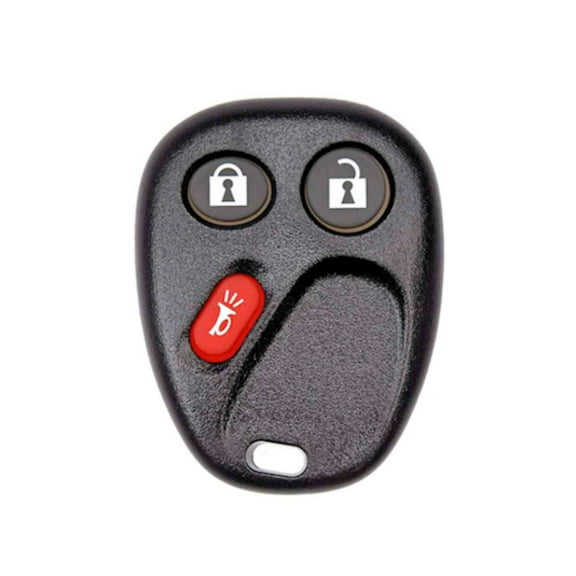 KarParts360 For Saturn Vue 2002 03 04 05 06 2007 Keyless Remote Case | Plastic Material | Black | Lock/Unlock/Panic Button Functions | 3 Button | Replacement For 10377295, 15008008