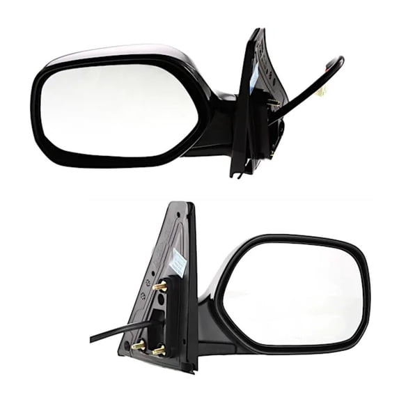 KarParts360 For Scion xB 2004 2005 2006 Door Mirrors Driver and Passenger Side | Pair | Paintable | Power | Non-Heated | Manual Folding | Replacement For SC1320101, SC1321101 | 8794052500, 8791052520