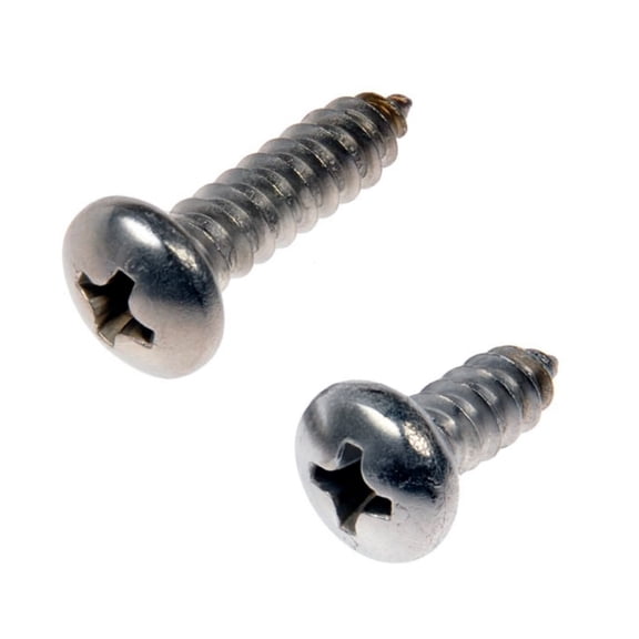 KarParts360 Self Tapping Screws | Stainless Steel Material | Phillips Head Drive | Coarse Thread | 12 Pieces